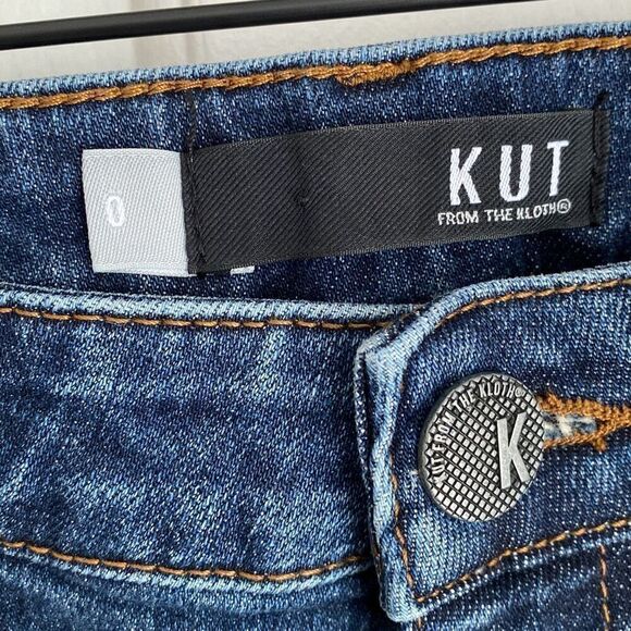 Kut from the Kloth Catherine Boyfriend Shorts Size 0‎ Raw Hem - Picture 4 of 6